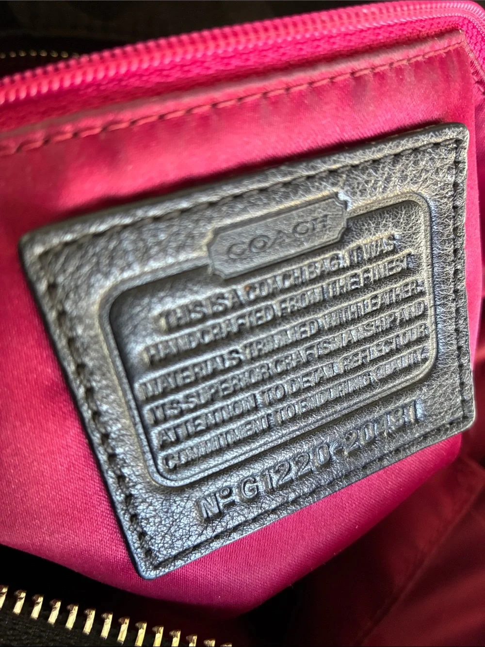 Coach Coach Black Signature Nylon Mia Opaque Chain Tote - Picture 11 of 12